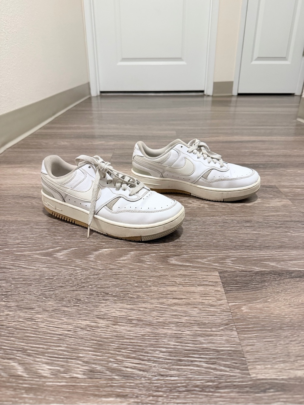 Nike Dunks White and Off-White Low-Top Sneakers